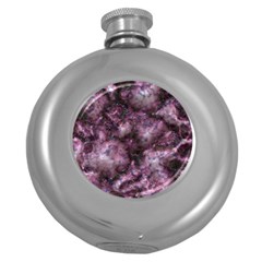 Alien Dna Purple Round Hip Flask (5 Oz)