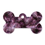 Alien Dna Purple Dog Tag Bone (Two Sides) Front