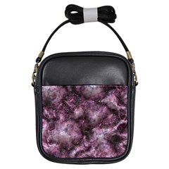 Alien Dna Purple Girls Sling Bags