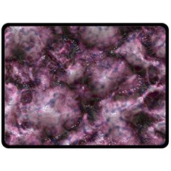 Alien Dna Purple Fleece Blanket (large)  by ImpressiveMoments