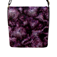 Alien Dna Purple Flap Messenger Bag (l) 