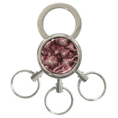 Alien Dna Red 3-ring Key Chains