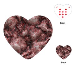 Alien Dna Red Playing Cards (heart) 