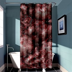 Alien Dna Red Shower Curtain 36  X 72  (stall) 