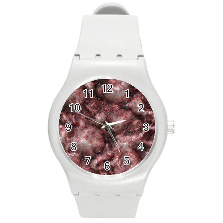 Alien DNA Red Round Plastic Sport Watch (M)