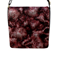 Alien Dna Red Flap Messenger Bag (l) 