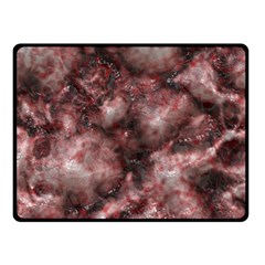 Alien Dna Red Double Sided Fleece Blanket (small) 