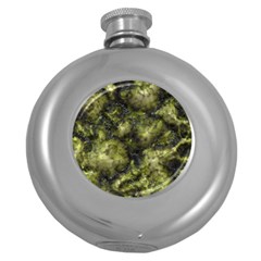 Alien Dna Green Round Hip Flask (5 Oz)