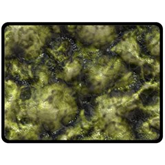 Alien Dna Green Fleece Blanket (large) 