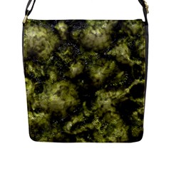 Alien Dna Green Flap Messenger Bag (l) 