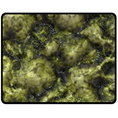 Alien Dna Green Double Sided Fleece Blanket (medium) 