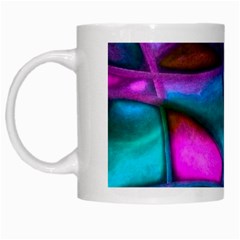 Imposant Abstract Teal White Mugs by ImpressiveMoments