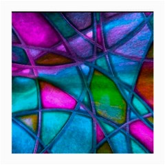 Imposant Abstract Teal Medium Glasses Cloth (2-side)