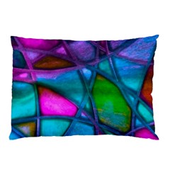 Imposant Abstract Teal Pillow Cases