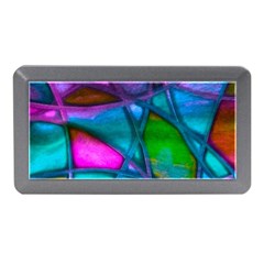 Imposant Abstract Teal Memory Card Reader (mini)