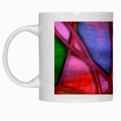 Imposant Abstract Red White Mugs