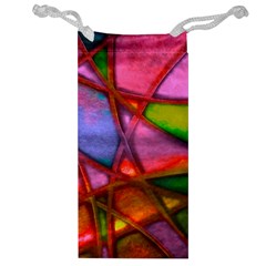 Imposant Abstract Red Jewelry Bags