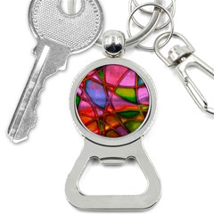 Imposant Abstract Red Bottle Opener Key Chains