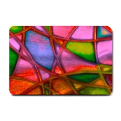 Imposant Abstract Red Small Doormat 