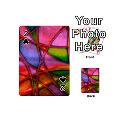 Imposant Abstract Red Playing Cards 54 (Mini) 