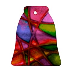 Imposant Abstract Red Bell Ornament (2 Sides)