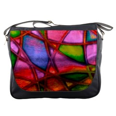 Imposant Abstract Red Messenger Bags