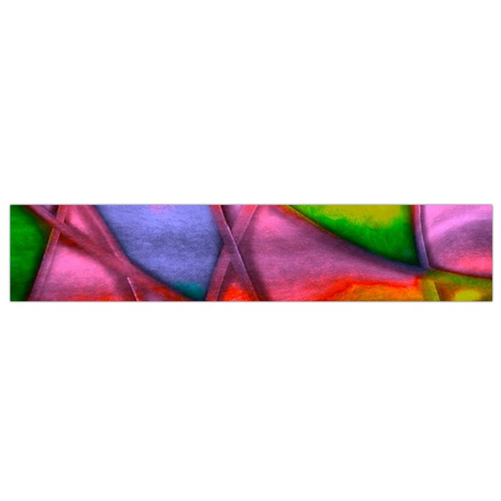 Imposant Abstract Red Flano Scarf (Small) 