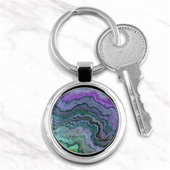 Keep Calm Teal Key Chains (round) 