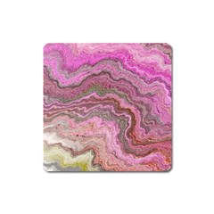 Keep Calm Pink Square Magnet