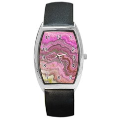 Keep Calm Pink Barrel Metal Watches by ImpressiveMoments