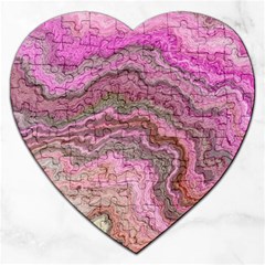 Keep Calm Pink Jigsaw Puzzle (heart) by ImpressiveMoments