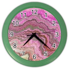 Keep Calm Pink Color Wall Clocks by ImpressiveMoments