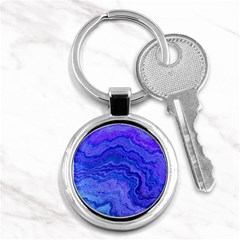 Keep Calm Blue Key Chains (round)  by ImpressiveMoments