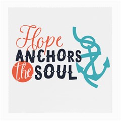 Hope Anchors The Soul Nautical Quote Medium Glasses Cloth