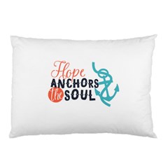 Hope Anchors The Soul Nautical Quote Pillow Cases (two Sides)