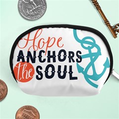 Hope Anchors The Soul Nautical Quote Accessory Pouches (medium) 