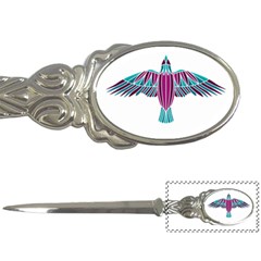 Stained Glass Bird Illustration  Letter Openers by carocollins