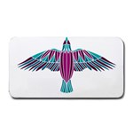 Stained Glass Bird Illustration  Medium Bar Mats 16 x8.5  Bar Mat