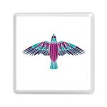 Stained Glass Bird Illustration  Memory Card Reader (Square)  Front