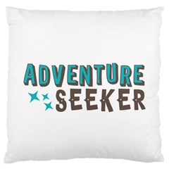 Adventure Seeker Large Flano Cushion Cases (one Side) 