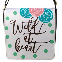 Wild At Heart Flowers Flap Messenger Bag (s)