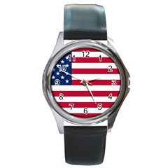 Usa1 Round Metal Watches