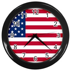 Usa1 Wall Clocks (black)