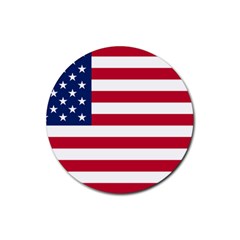 Usa1 Rubber Coaster (round) 