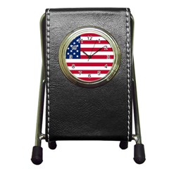 Usa1 Pen Holder Desk Clocks