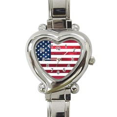 Usa2 Heart Italian Charm Watch