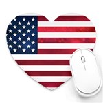 Usa2 Heart Mousepads Front