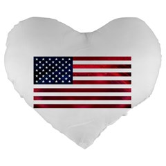 Usa2 Large 19  Premium Heart Shape Cushions