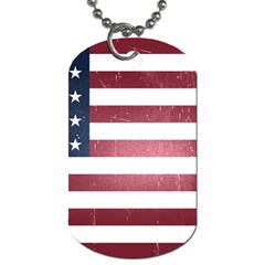 Usa3 Dog Tag (one Side)