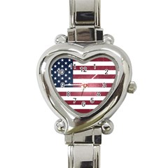 Usa3 Heart Italian Charm Watch